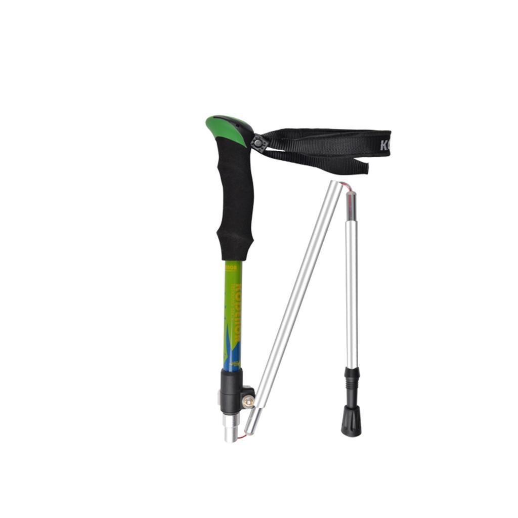 Outdoor Walking Trekking Anti Skid Alpenstock Quick Lock Trekking Sticks Poles Telescopic Alpenstock
