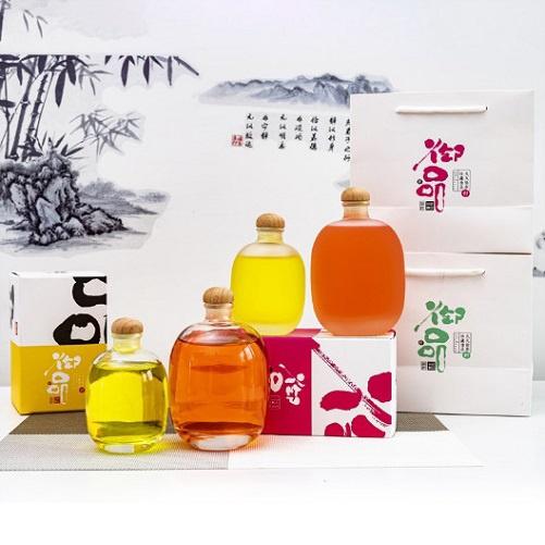 Bình Ngâm Thủy Tinh Bầu Nút Ấn 100ml , 250ml , 500ml | Tùy Chọn Dung tích