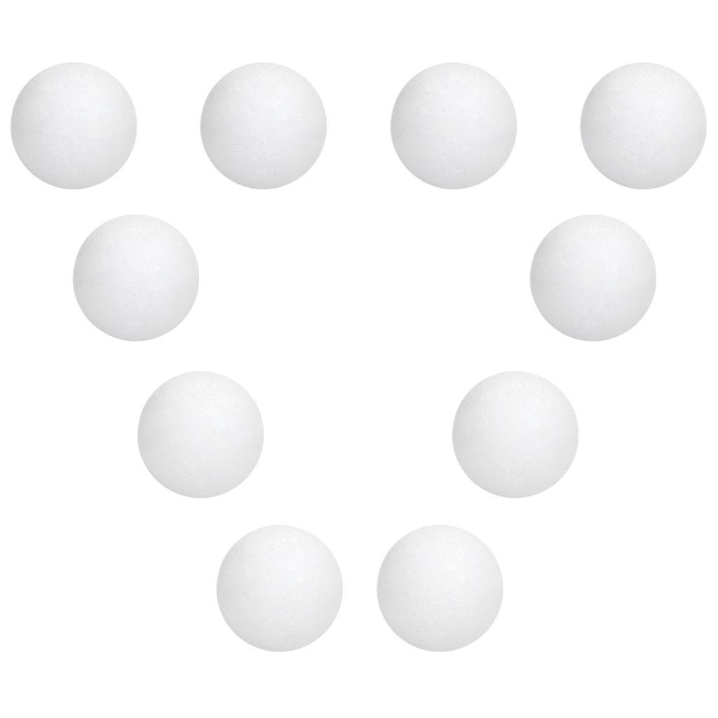 0 Pieces EVA Foam Golf Swing Exercises Practice Training Balls White