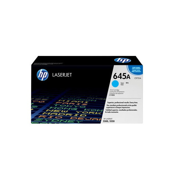 Hộp mực HP 645A Cyan Original LaserJet Toner Cartridge - Hàng chính hãng