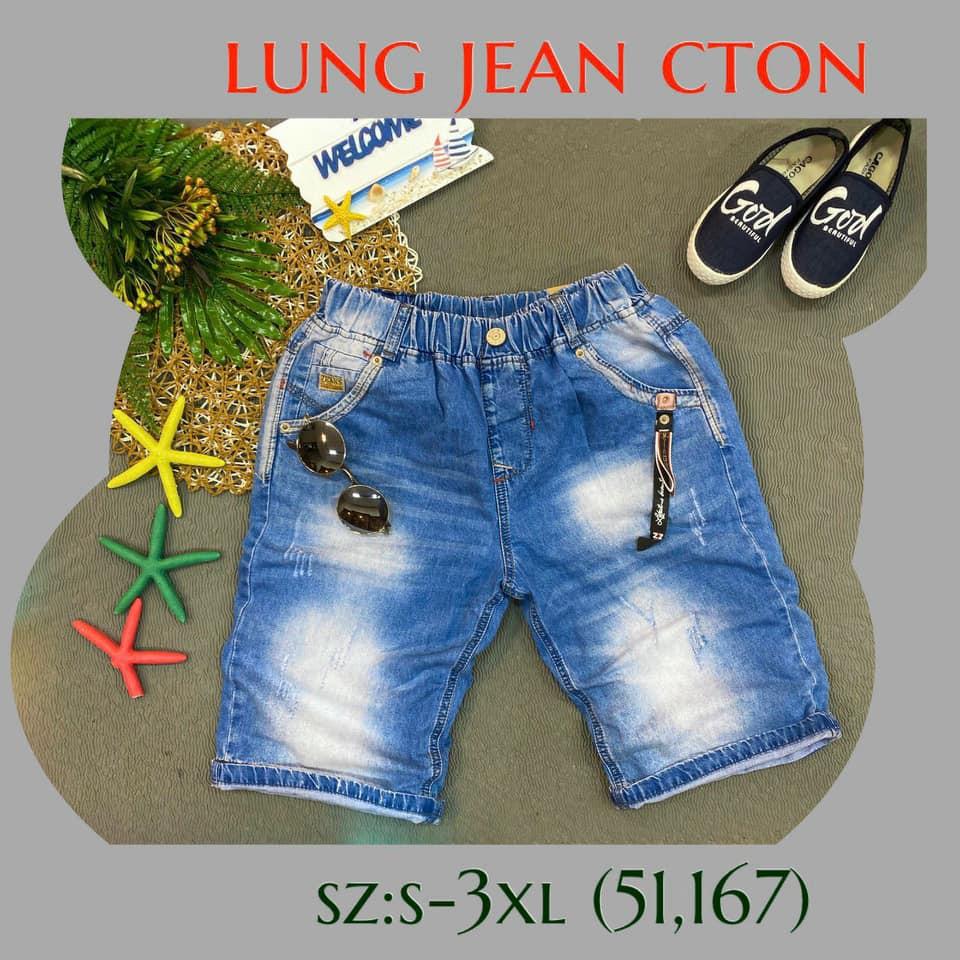 Quần jean lửng bé trai size đại cồ lưng thun dễ mặc hàng cao cấp