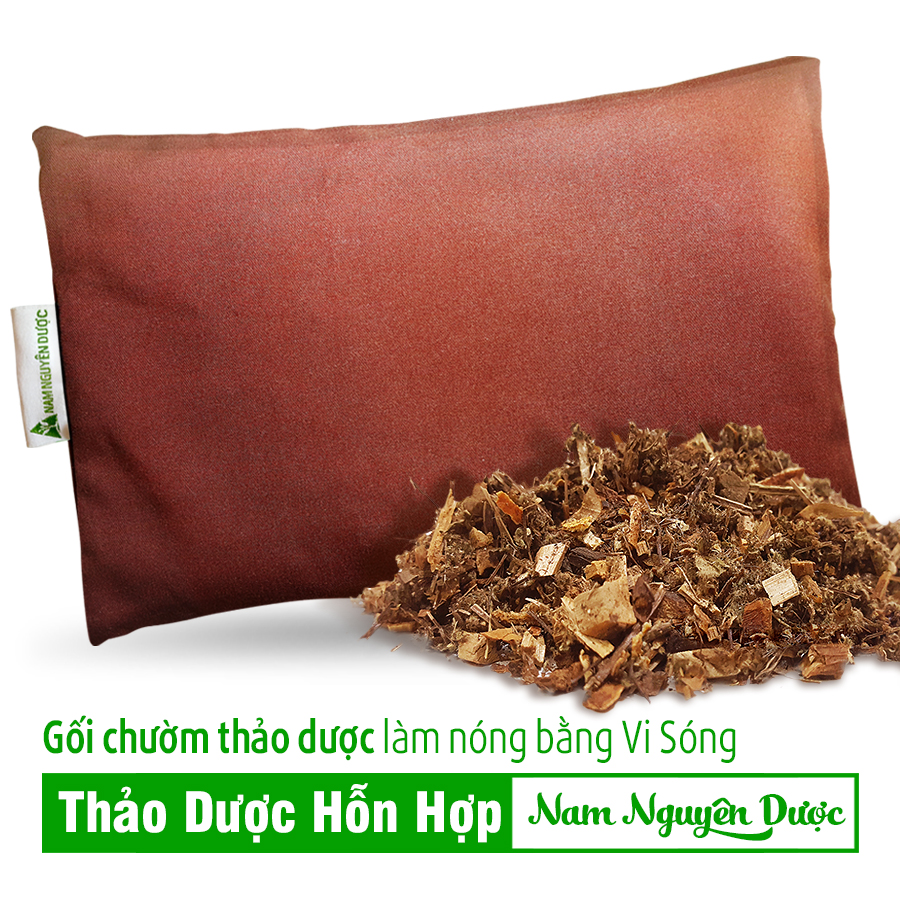 Gối chườm nóng thảo dược Hỗn Hợp (chườm đa năng làm nóng bằng vi sóng)