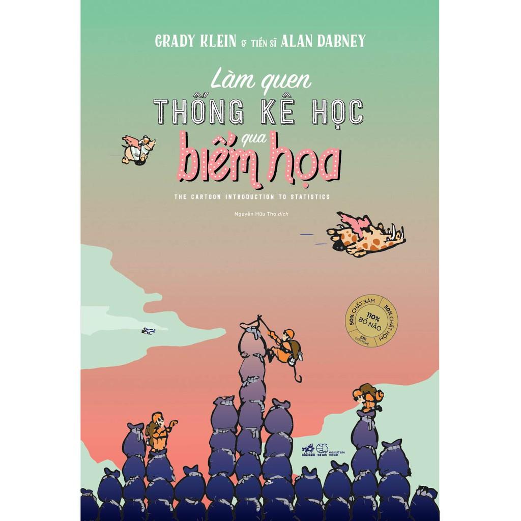 Sách - Làm Quen Thống Kê Học Qua Biếm Họa