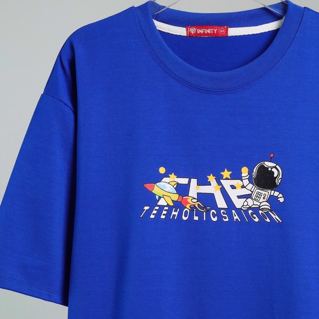 Áo Phông Nữ Nam Unisex Form Rộng Tay Lỡ - Mẫu TEEHOLIC SAIGON - Vải Chất Cotton Mềm Mịn Mát Kita Unisex
