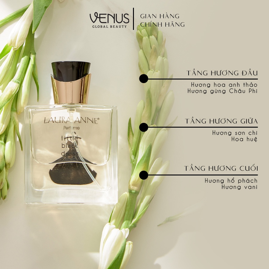 Hình ảnh Bộ đôi Nước hoa Nữ Gennie Little Rose + Black Dress 50ml