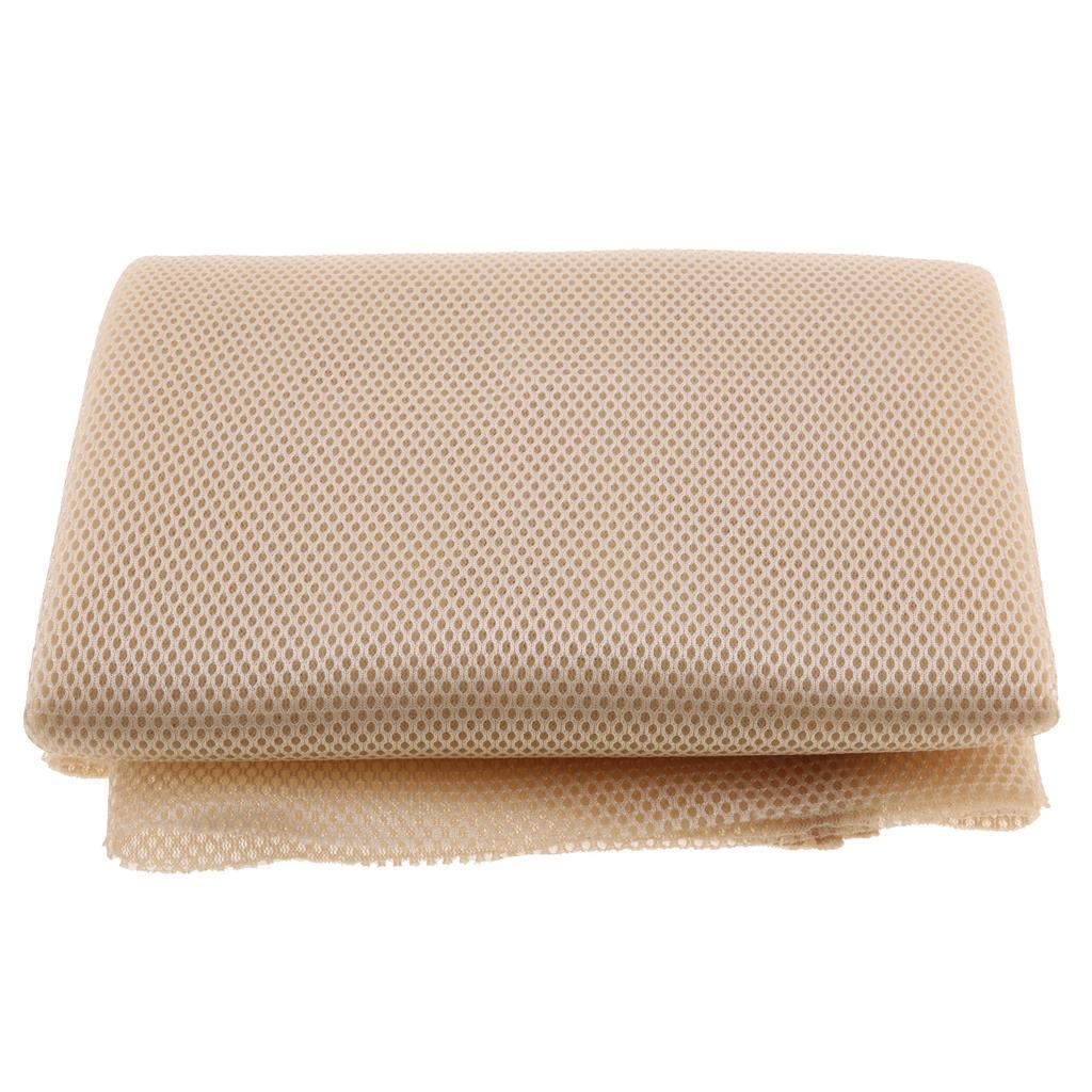 2 Pieces Speaker Grill Cloth Stereo Gille Fabric Speaker Mesh Cloth