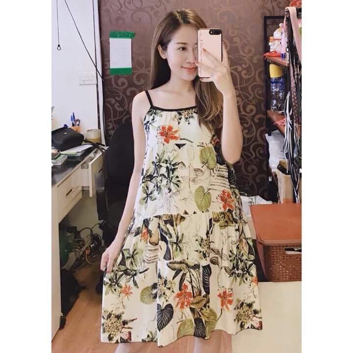 Váy bầu xinh - váy lanh