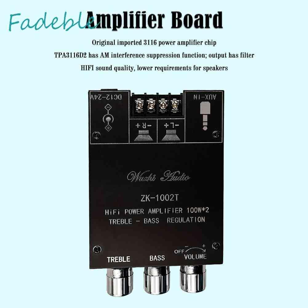 Bảng Mạch Khuếch Đại Âm Thanh ZK-1002T HIFI 2.0 Kênh 100Wx2 Chuyên Dụng