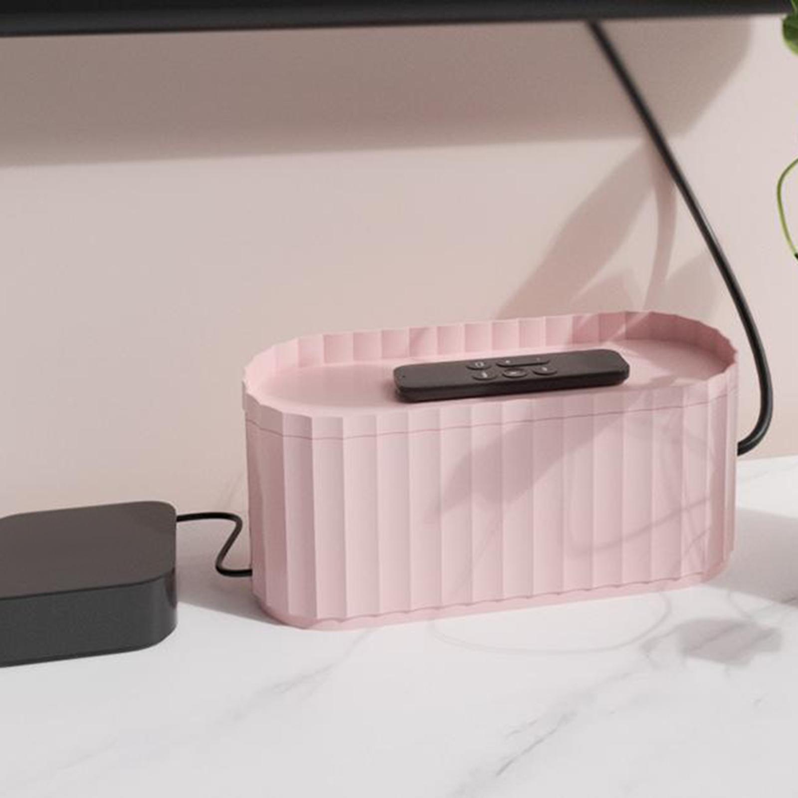 Cable Management Box, to Hide Adapter Cable Organizer Box for Office USB Hub Power Strips Home