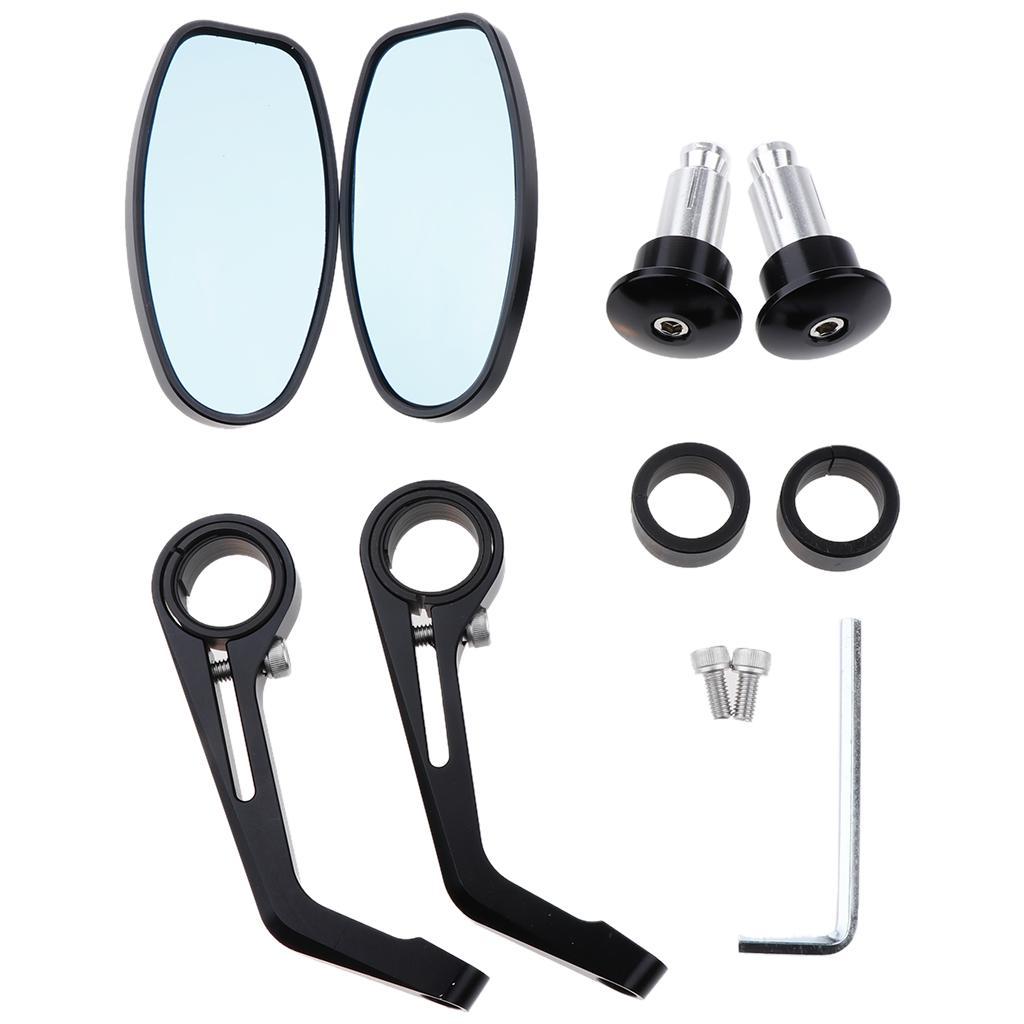 2 Pieces Motorcycle Side Mirror for Motorbike,Dirt Bike and Scooter