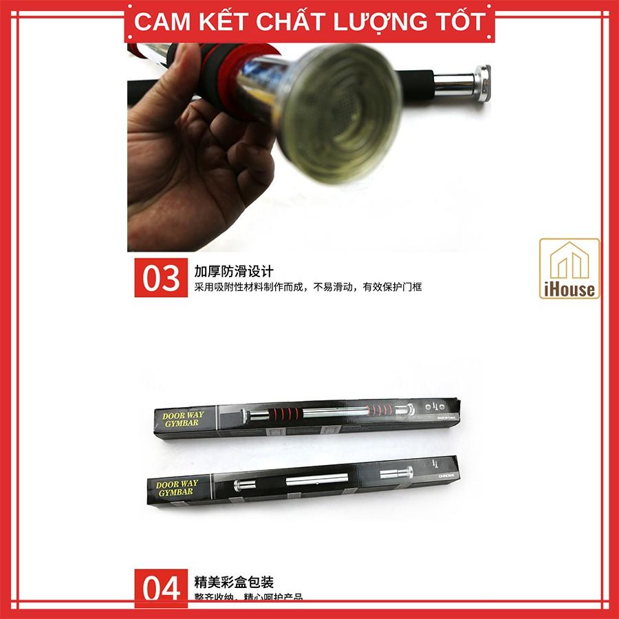 Thanh xà đơn gắn cửa tại nhà đa năng, Cây xà đơn treo gắn tường hít xà tập bụng tiện lợi iHouse