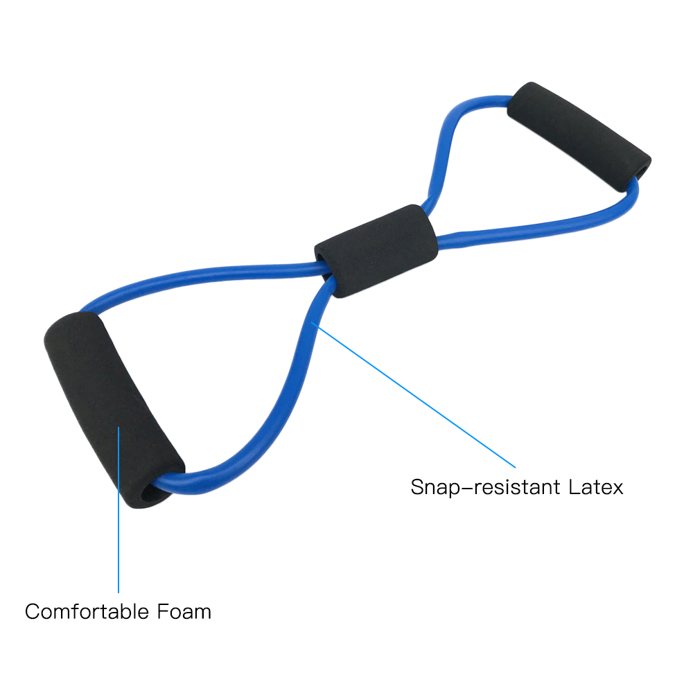 Set 8 món tập gym gồm Con lăn tập bụng Bánh xe lăn,Dây band Vòng đeo tay,Vòng dây,dây nhảy