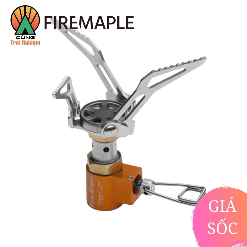 Bếp Gas Dã Ngoại Điều Áp Mini Titanium Chuyên Dụng Siêu nhẹ Fire-Maple Cho Cắm Trại Ngoài Trời FMS-300T