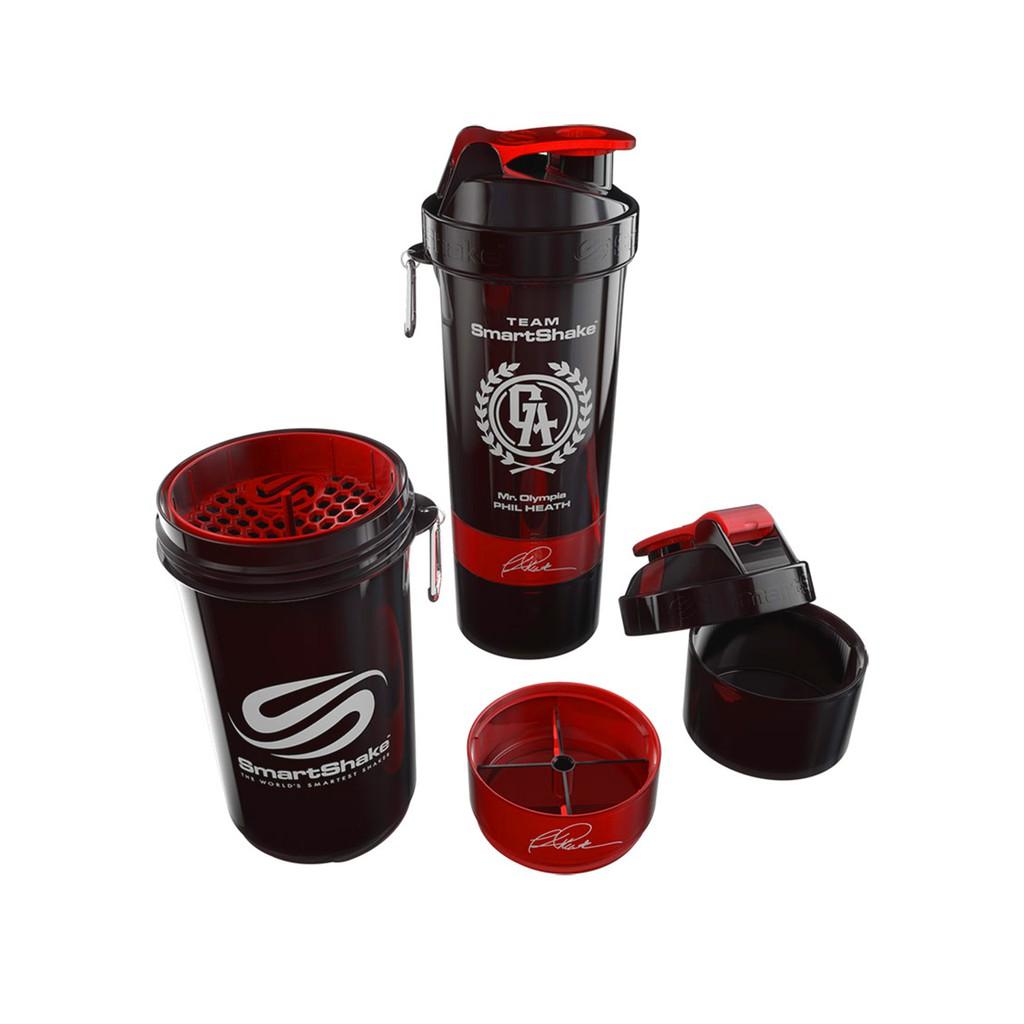 Bình lắc tập gym - Bình lắc thể thao Shaker Jay Cutler 3 ngăn 600ml