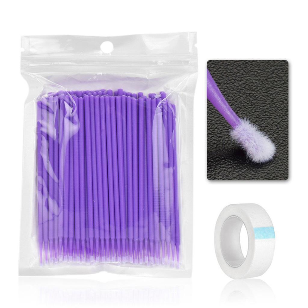 100 x Disposable Make up Kits Eyelash Brush Eyelash Brush Wands Applicator