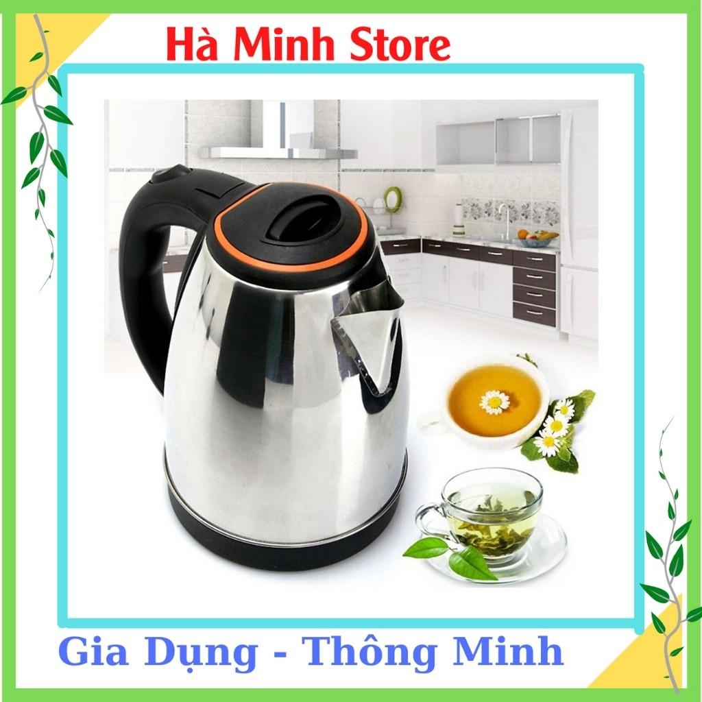 Ấm Đun Nước Siêu Tốc Tiện Dụng, Dung Tích 1,8L, Inox Chống Gỉ Sét - Ấm Tự Động Ngắt Khi Nước Sôi