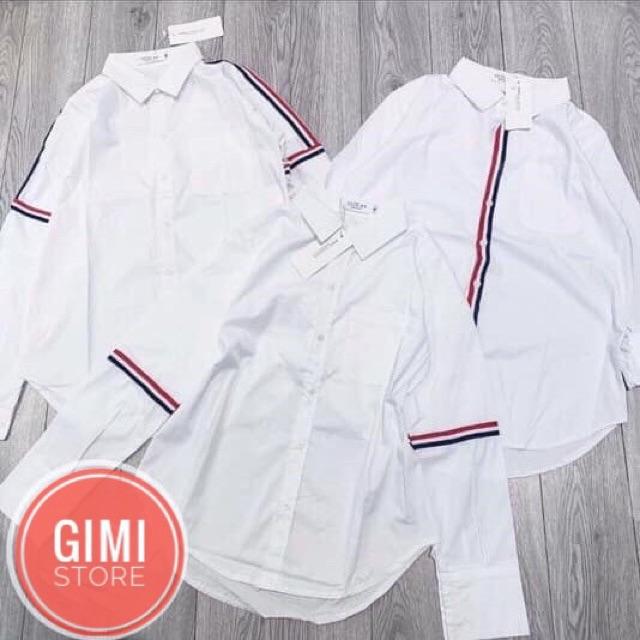 Áo sơ mi viền sọc MH