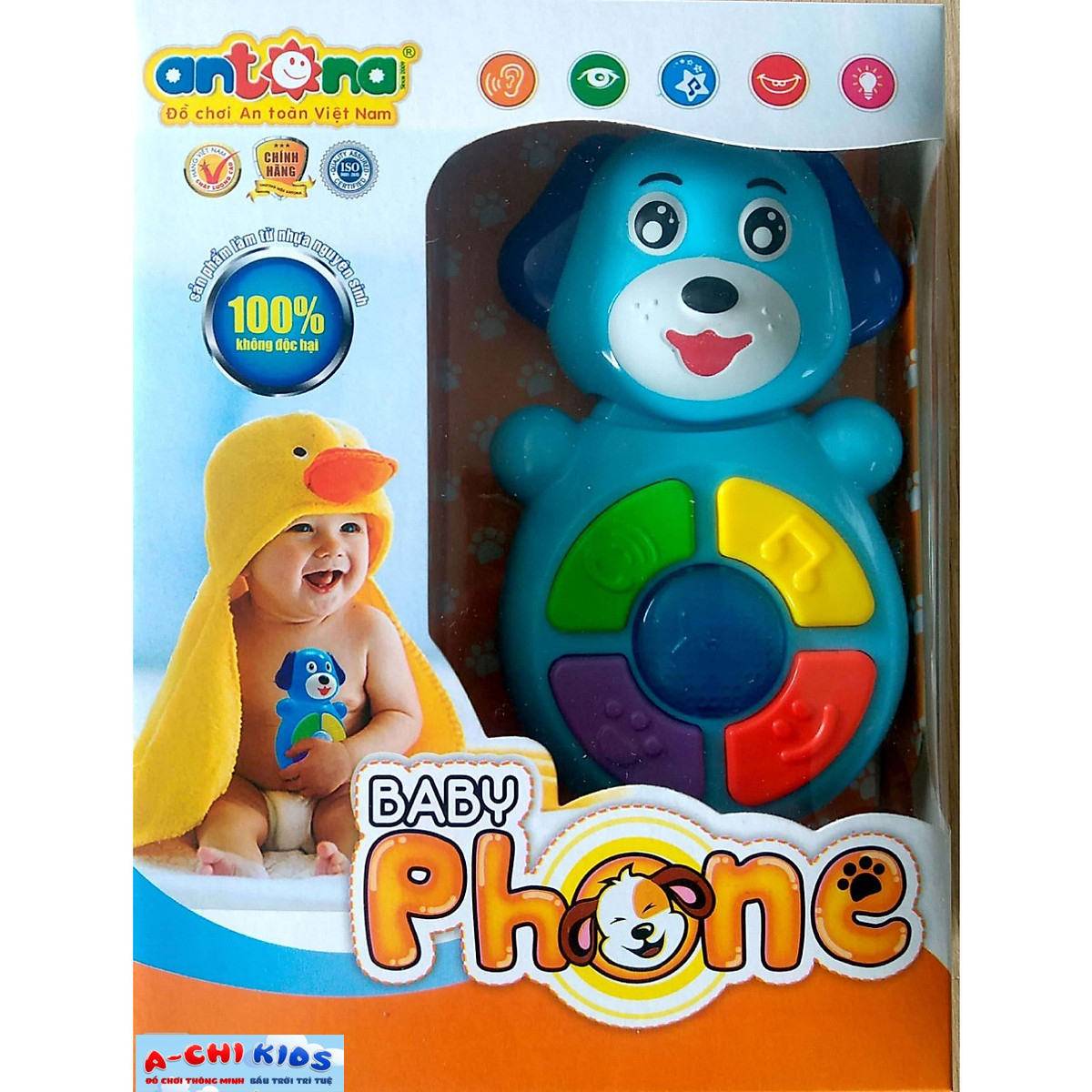 Đồ Chơi Cho Trẻ Từ 6 Tháng Tuổi, Đồ Chơi Điện Thoại Âm Nhạc Vui Nhộn Baby Phone Cho Bé Phát Triển Giác Quan Tối Ưu