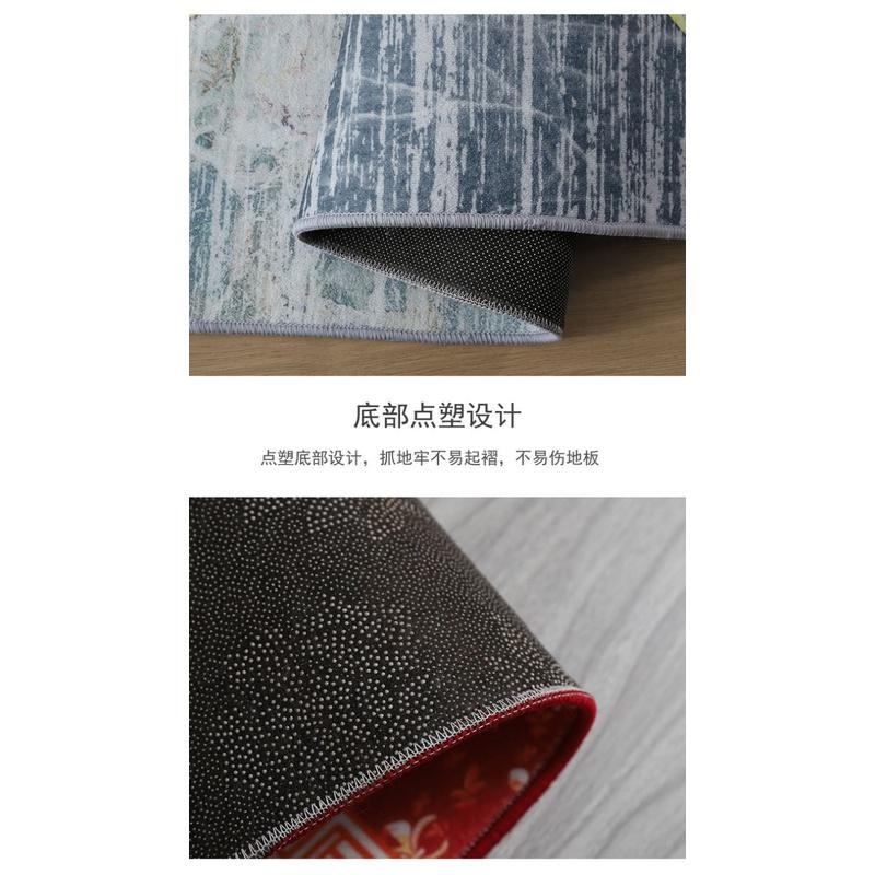 Thảm Nhung Trải Sàn Phong Cách Bắc Âu Hiện Đại Đơn Giản Trang Trí Nhà Cửa