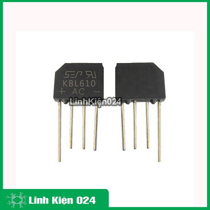 DIODE CẦU 6A KBL610