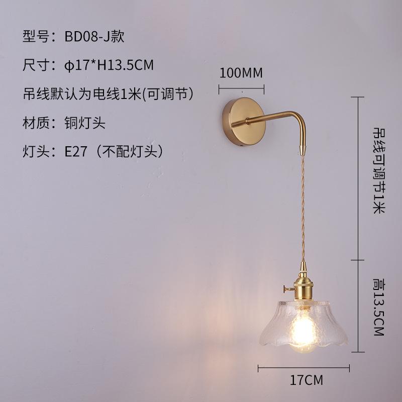 Giá Đặc Biệt Bắc Âu Lối Đi Đèn Đèn Tường Nhà Sáng Tạo Phòng Ngủ Phòng Khách Nền Đèn Tường Cafe Nghiên Cứu Đèn Tường