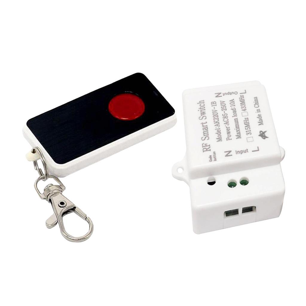 AC85-250V 433HMz RF Wireless Remote Control Light on/OFF Relay Switch Set