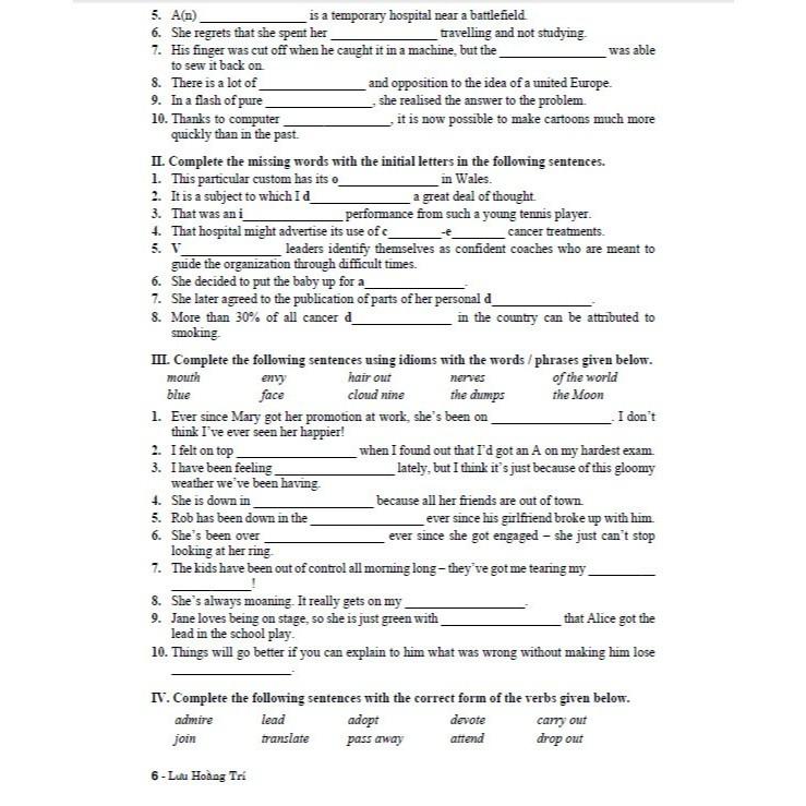 Bài tập tiếng anh 12 Global Success - Kết nối tri thức( tặng file đáp án) (HA-MK)