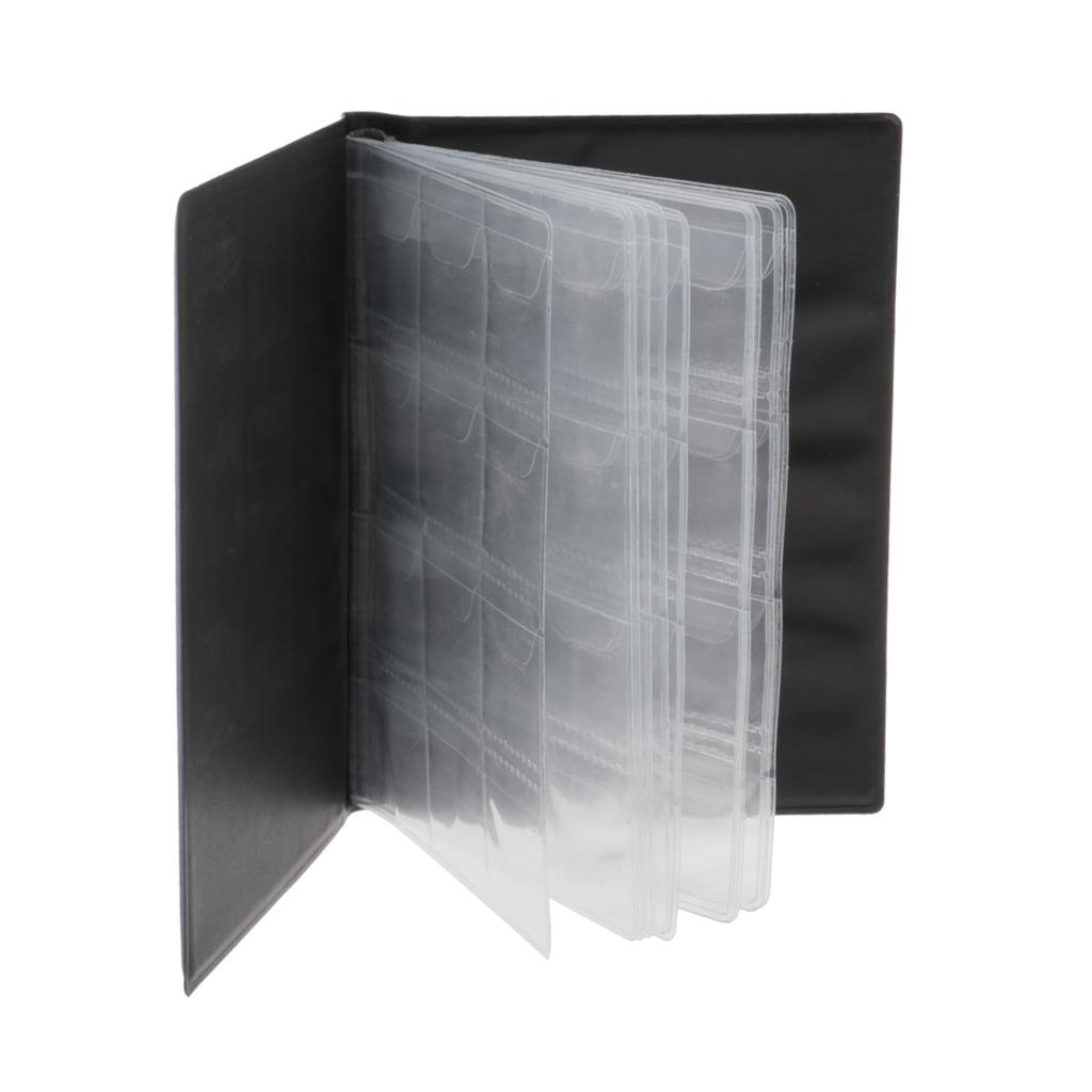 120 Lưới Tiền Xu Lưu Niệm Tiền Xu Bộ Sưu Tập Tiền Tệ PU Album Sách