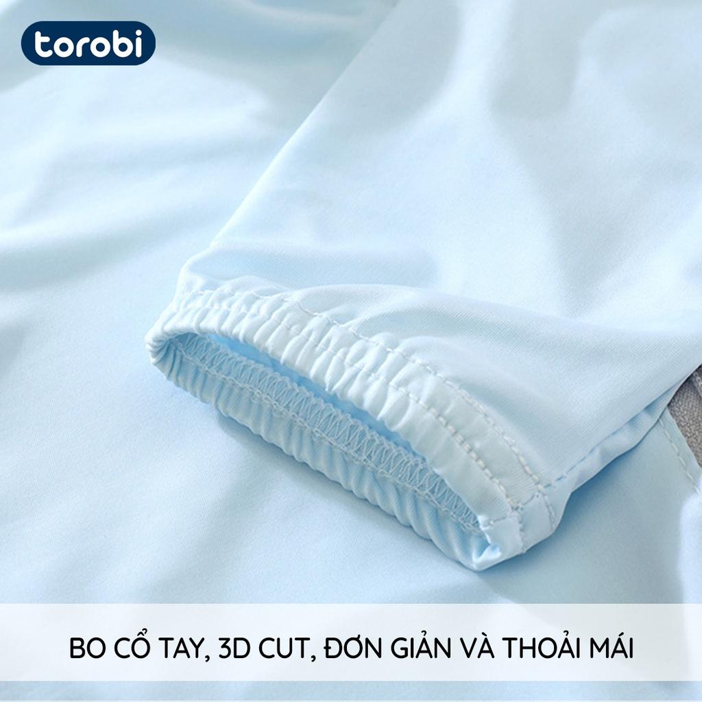 Áo Chống Nắng Trẻ Em Ice Silk Thoáng khí, Co Giãn, Mềm mại, An Toàn Cho Da | 1-4 Tuổi | Torobi