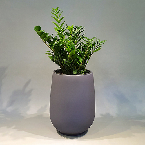 Chậu composite thông minh 7133 - xám ghi mờ