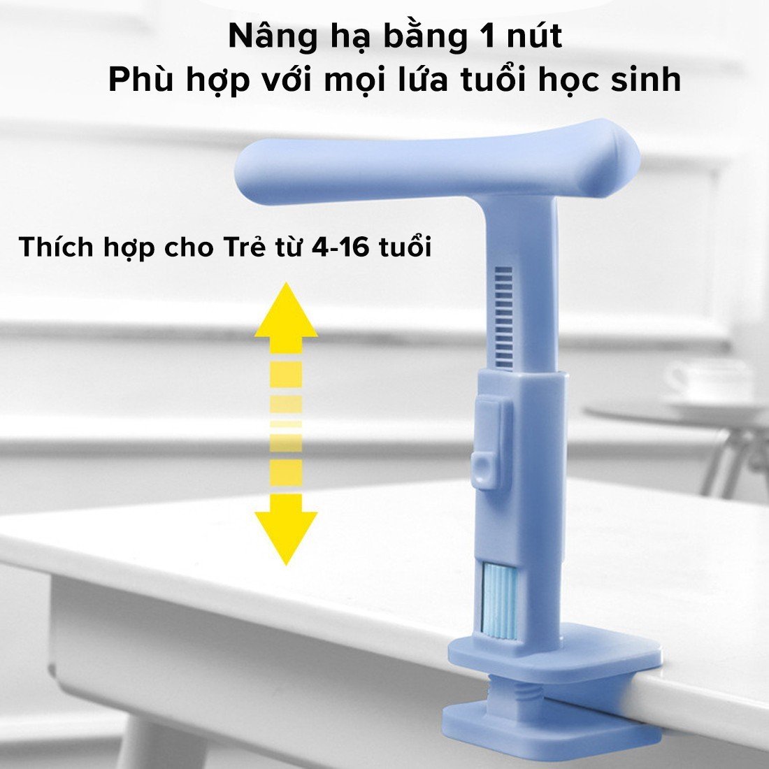 Giá đỡ chống cằm, chống cận thị, hạn chế gù lưng cho bé - Có nhiều nấc chiều cao để lựa chọn - Nhựa an toàn cho trẻ em - Hàng chính hãng dododios