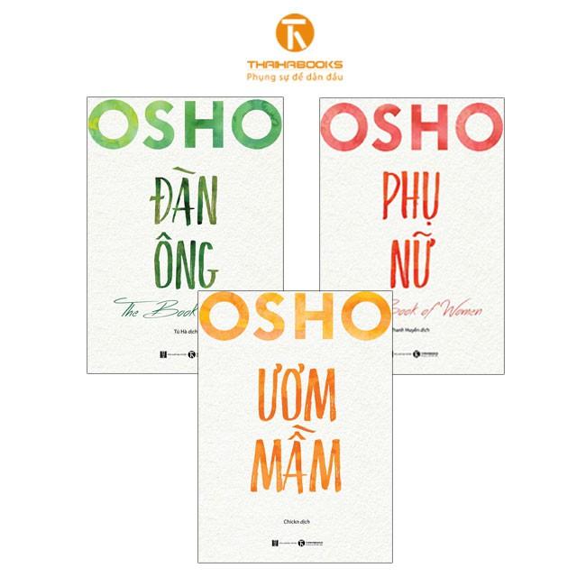 Hình ảnh Sách - Combo 3 cuốn Osho Đàn Ông - Phụ Nữ - Ươm Mầm