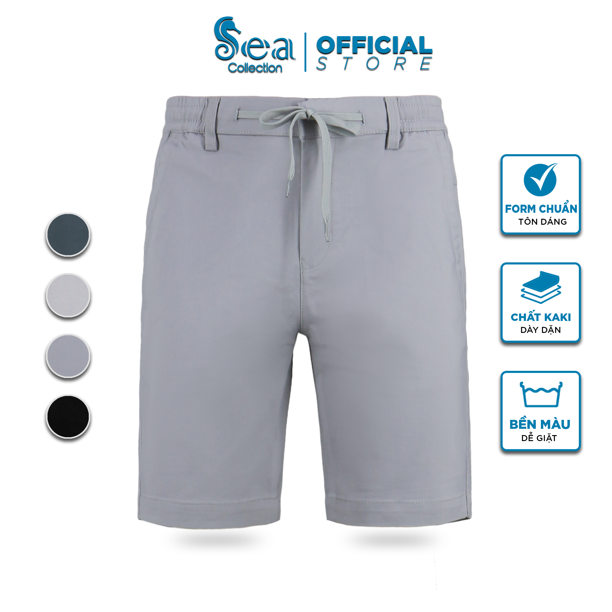 Quần Short Kaki Nam Sea Collection Lưng Thun 6869