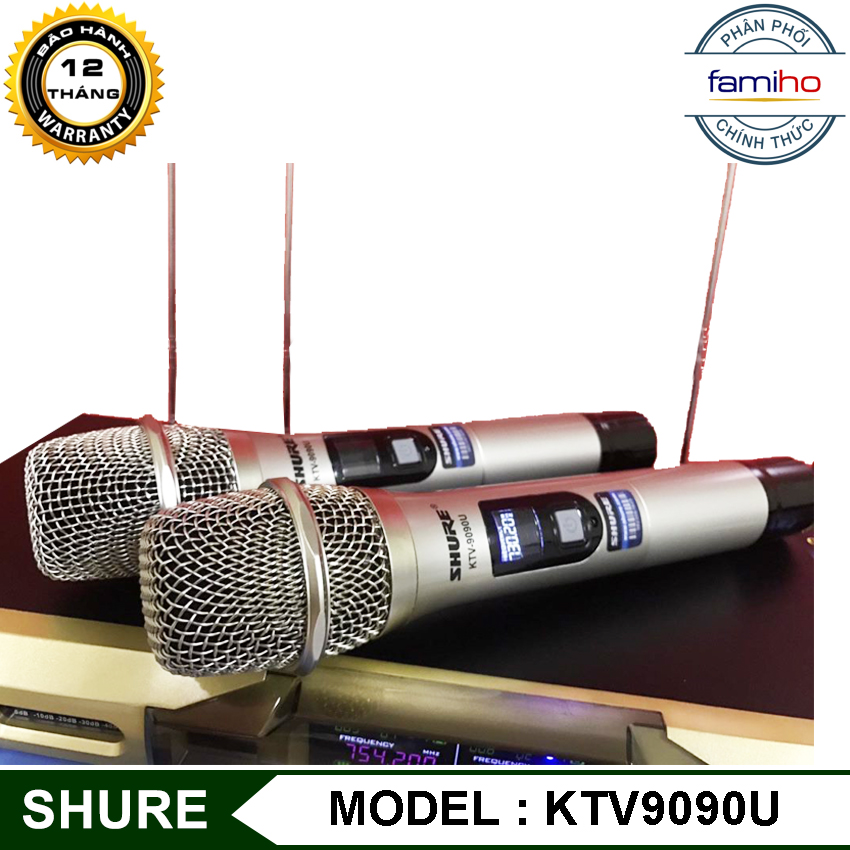 Bộ micro không dây Shure KTV 9090U-hàng nhập khẩu