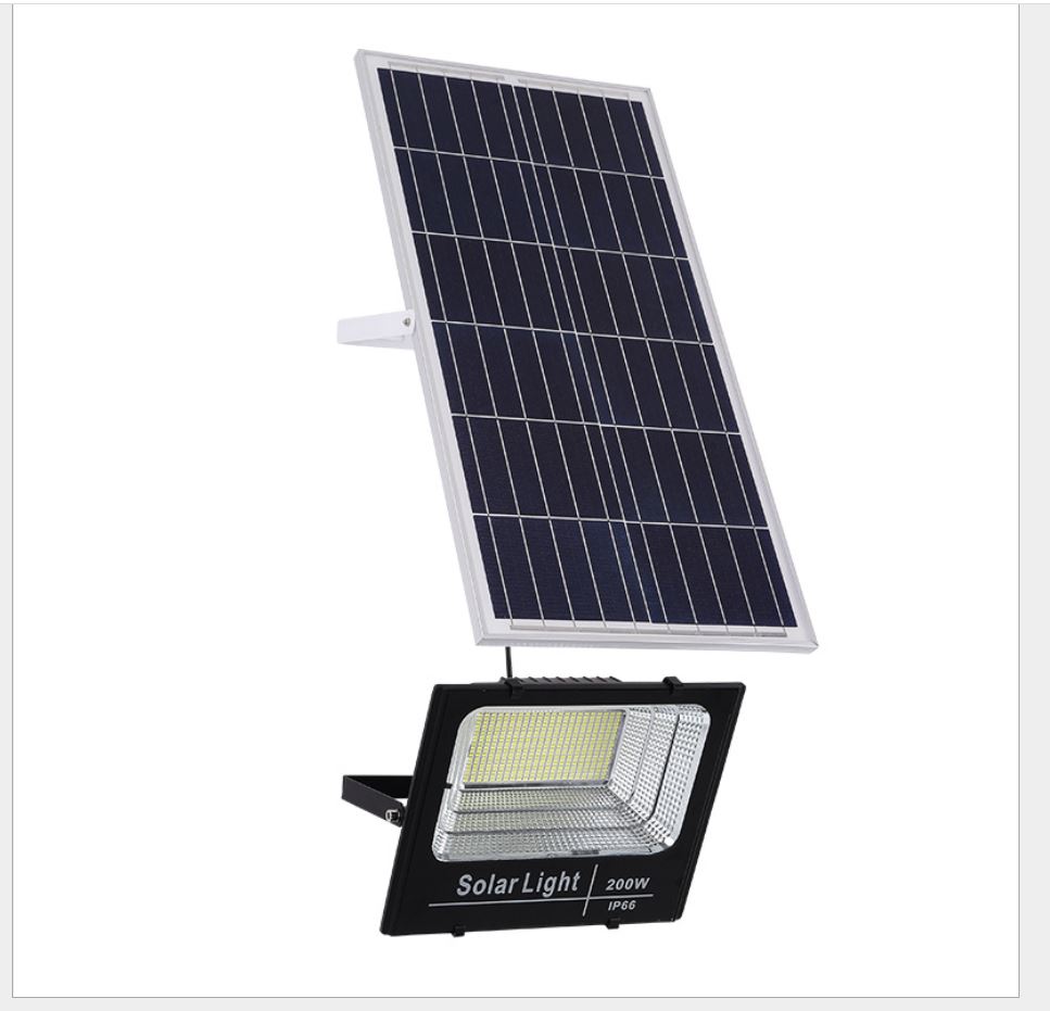 Đèn năng lượng mặt trời 300W, 900 chip LED 5730, IP67, pin 49000mAh, có đèn báo sạc pin, bóng đèn vỏ nhôm đúc lớn cực sáng