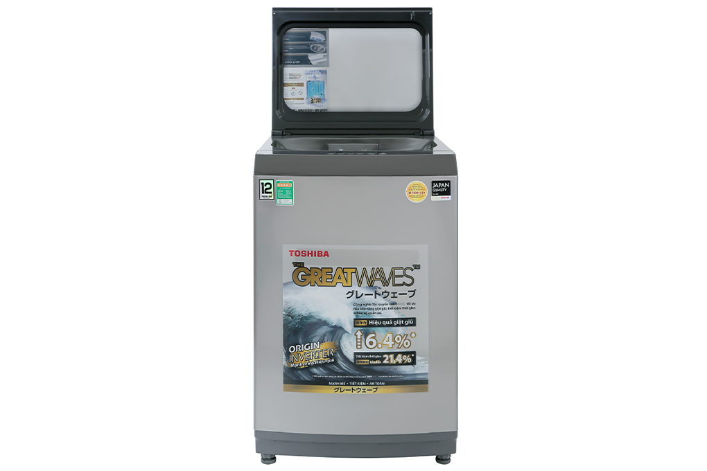 Máy giặt Toshiba Inverter 12 kg AW-DUK1300KV -Hàng chính hãng- Giao lắp tại Hà Nội