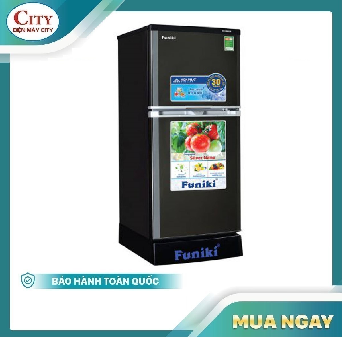 Tủ Lạnh Funiki FR-126ISU 120 Lít (Không Đóng Tuyết) - Hàng chính hãng - Giao tại Hà Nội