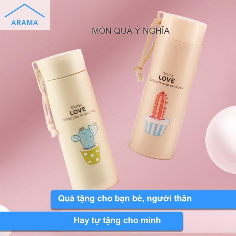 Bình đựng nước giữ nhiệt thuỷ siêu xinh, hình xương rồng.
