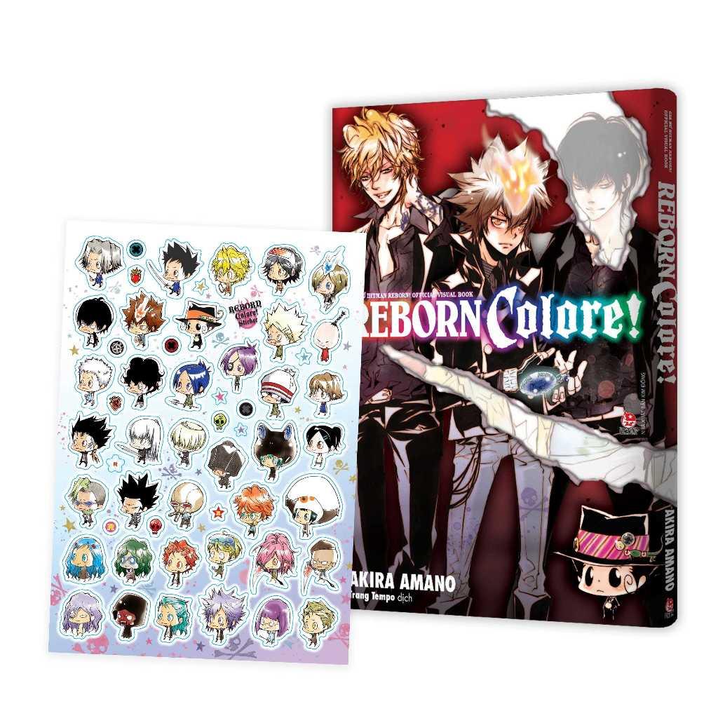 Sách Gia Sư Hitman Reborn! Official Visual Book: Reborn Colore! - Tặng kèm Sticker - Poster phân loại riêng NXB Kim Đồng