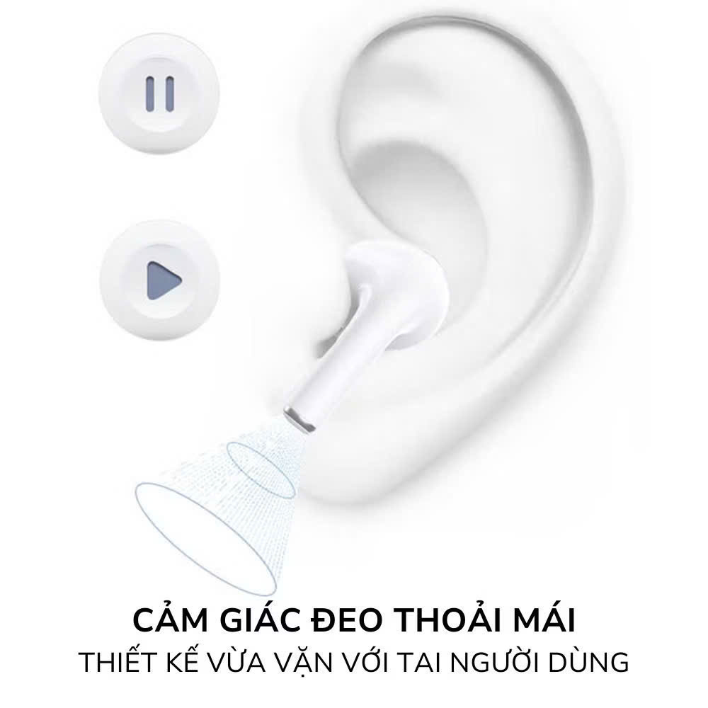 Tai Nghe Bluetooth Pro2 Không Dây định vị khử tiếng ồn ANC PIN TRÂU bass căng tự kết nối Fullbox phụ kiện đủ tính năng đàm thoại 2 chiều - HÀNG CHÍNH HÃNG