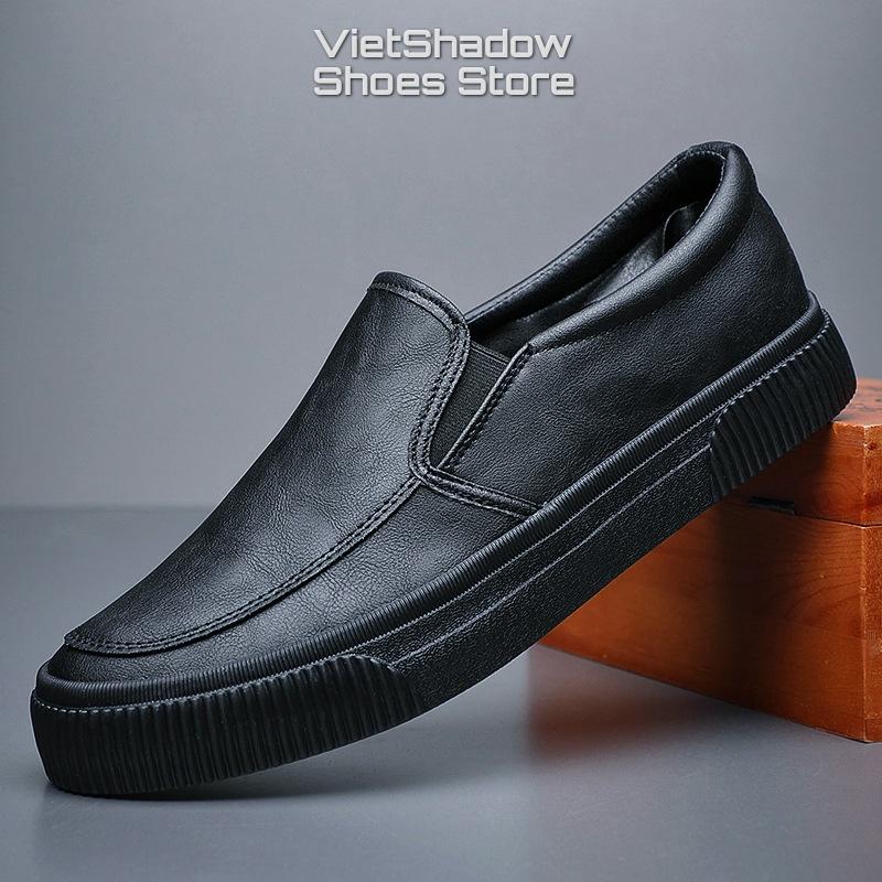 Giày lười nam slip on thương hiệu BAODA - Chất liệu da PU đế cao su 3 màu tuyệt đẹp - Mã SP 21318