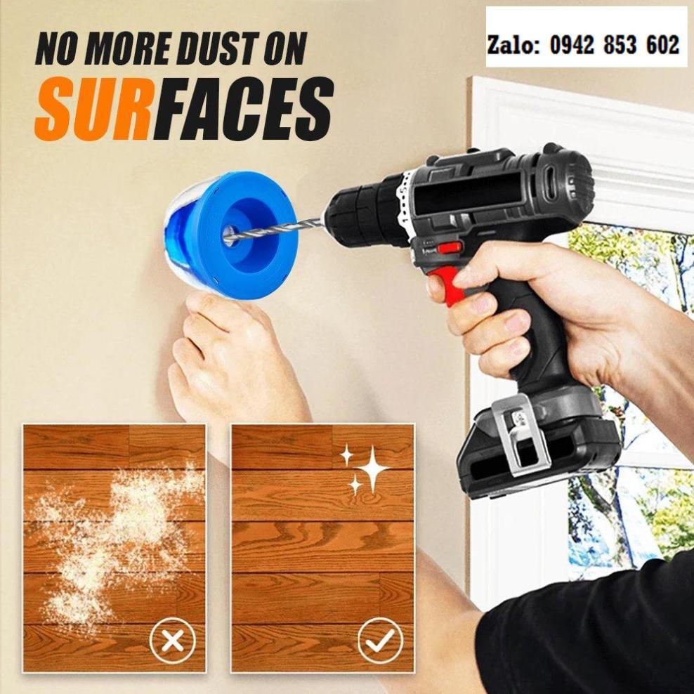 Chụp chắn bụi máy khoan_ Bọc chống bụi máy khoan_ Dụng cụ hứng bụi máy khoan