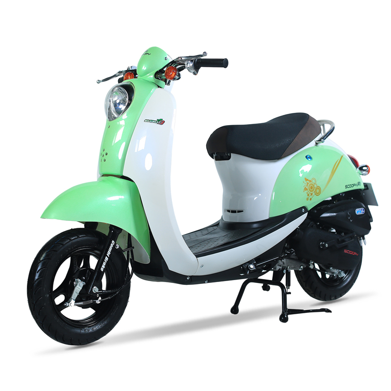 Xe ga 50cc Scoopy màu xanh lá cây nhạt