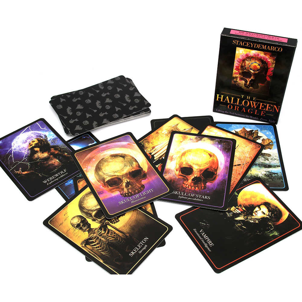 Bài Oracle The Halloween 36 Lá Bài  Đá Thanh Tẩy