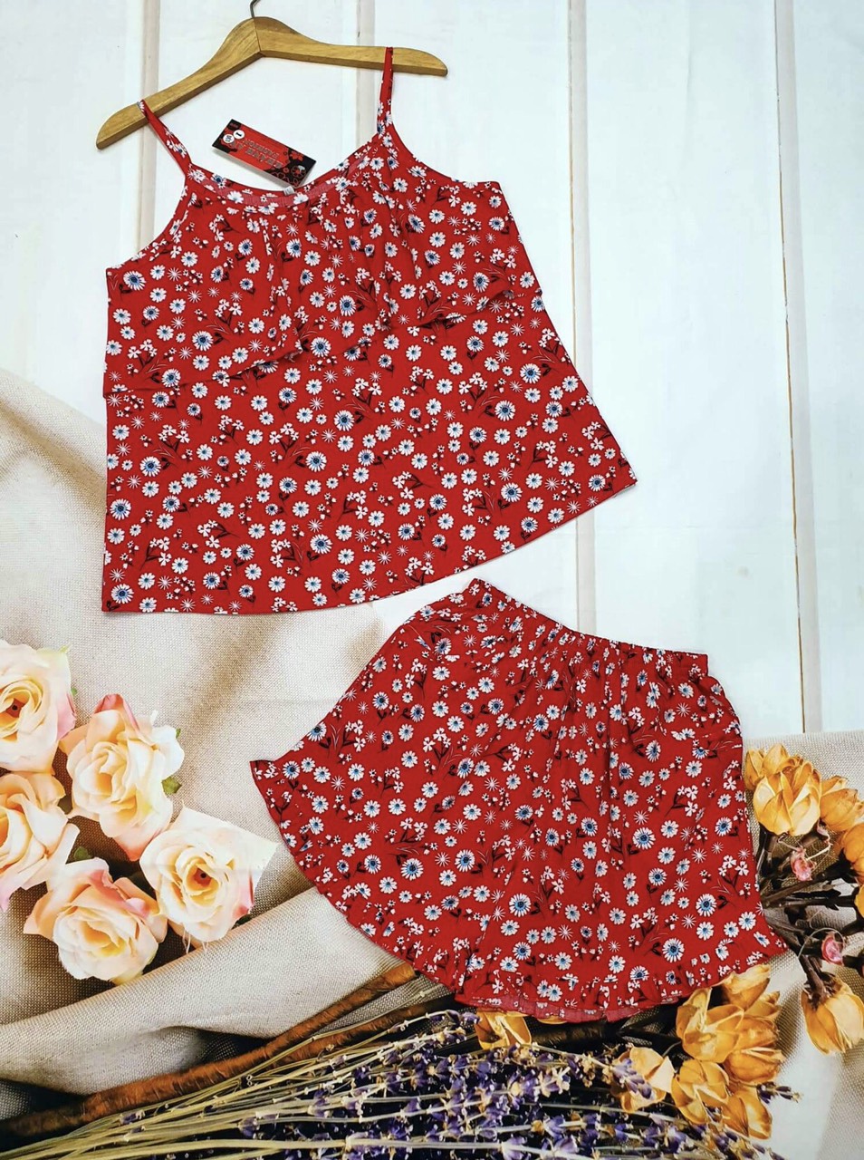 [40kg - 70kg] Đồ Bộ Mặc Nhà, Đồ Bộ Nữ Đùi Tole (Lanh) 2 Dây, BigSize, Màu Số 11