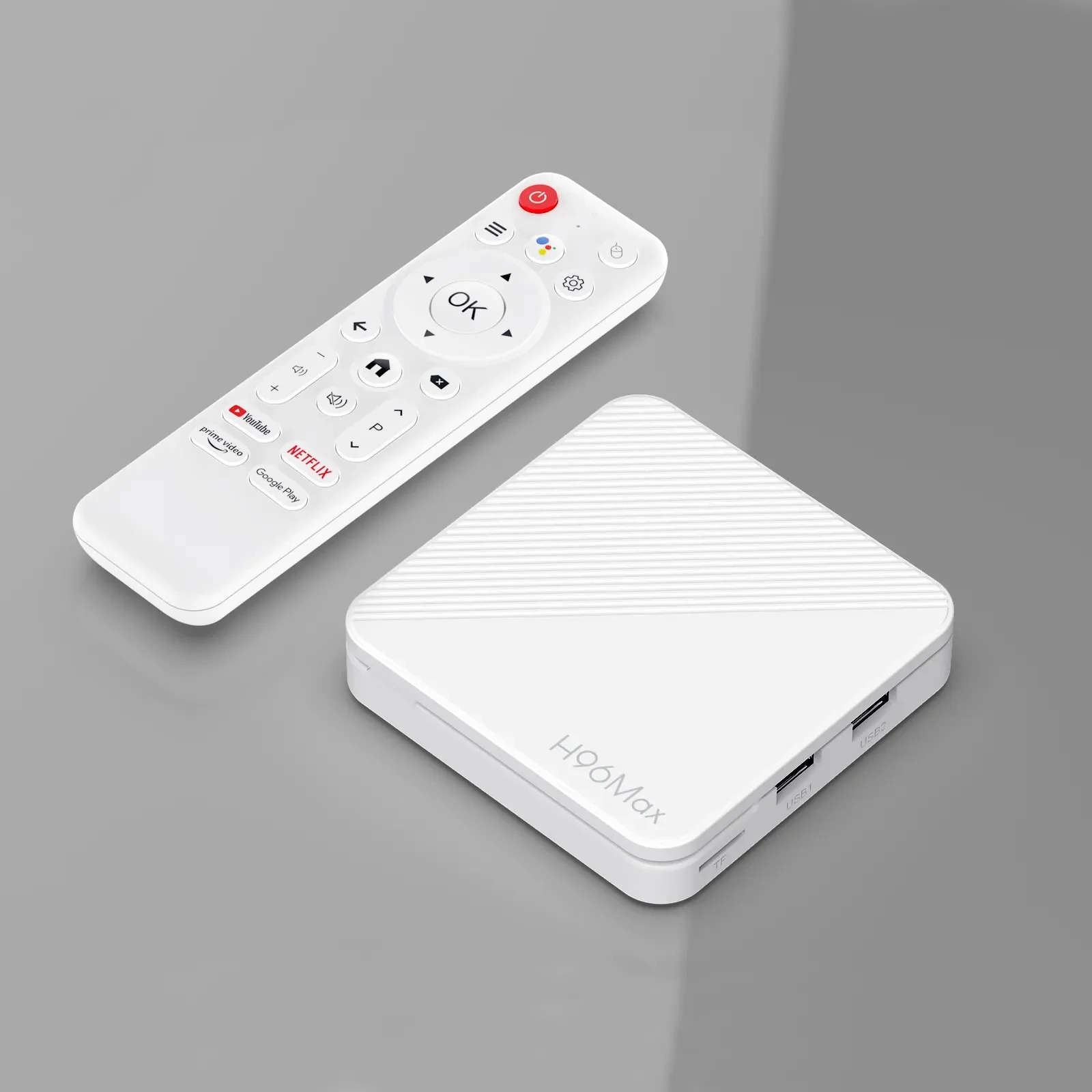 Android Tivi box H96 Max điều khiển bằng giọng nói tiếng Việt có bluetooth , wifi 2 băng tần 2.4G và 5G cài sẵn bộ ứng dụng giải trí truyền hình cáp ,Phim HD miễn phí vĩnh viễn RAM 2GB ROM 8GB- Hàng Nhập Khẩu