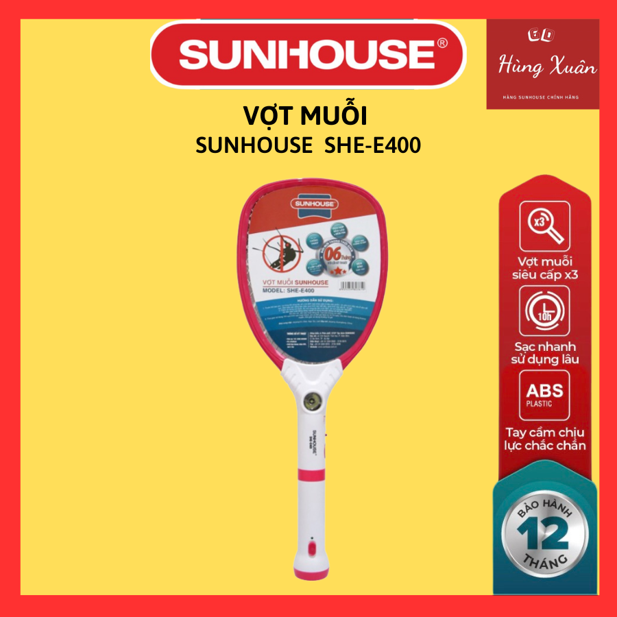 Vợt Muỗi Sunhouse SHE-E400