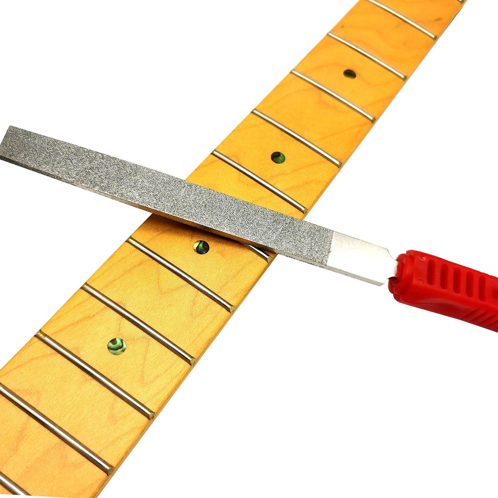 Professional Guitar Fret Crowning File Fret Leveling Grinding Tool Kit