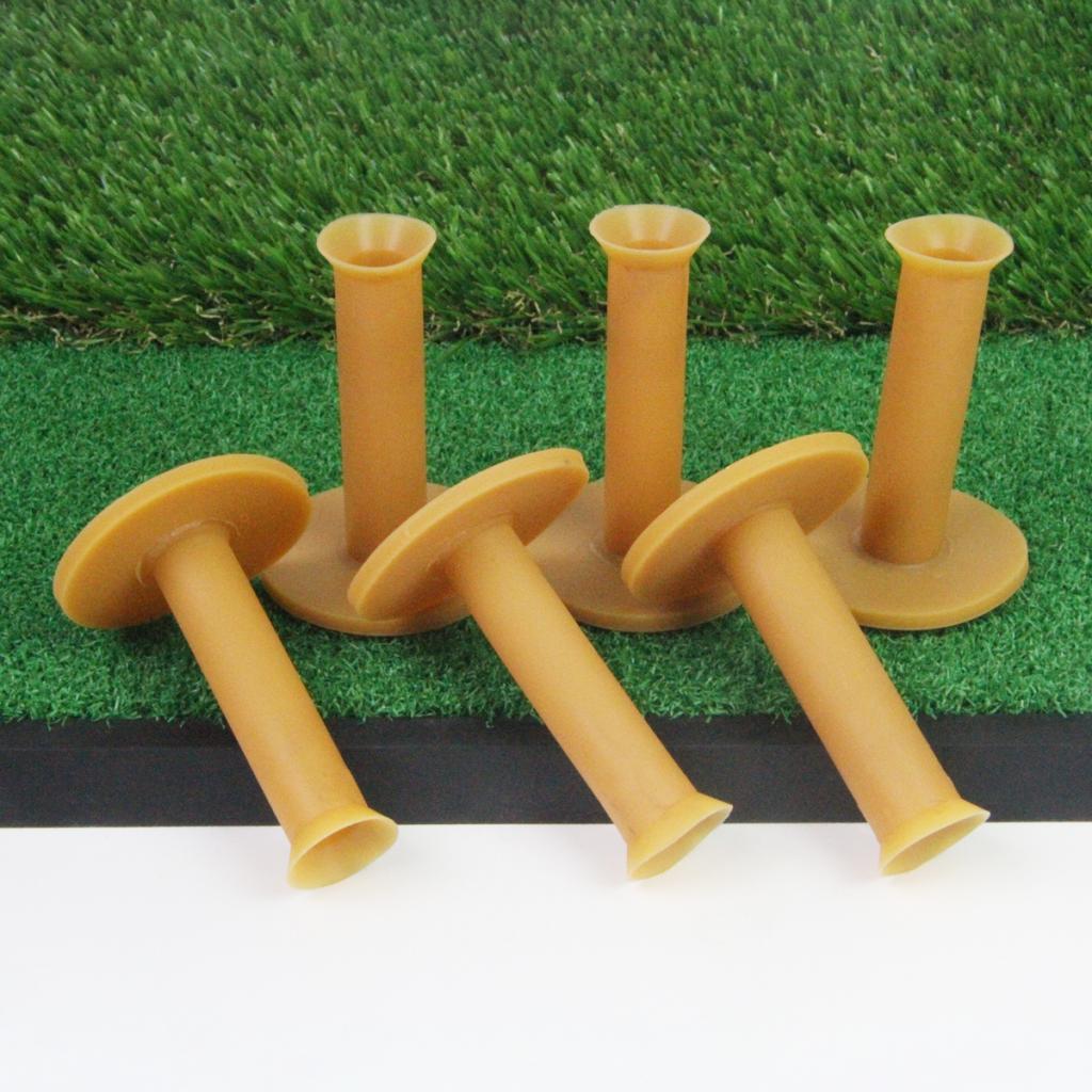 6pcs  golf professional tees  Rubber Driving Range Mat Practice Tee Holder 75mm