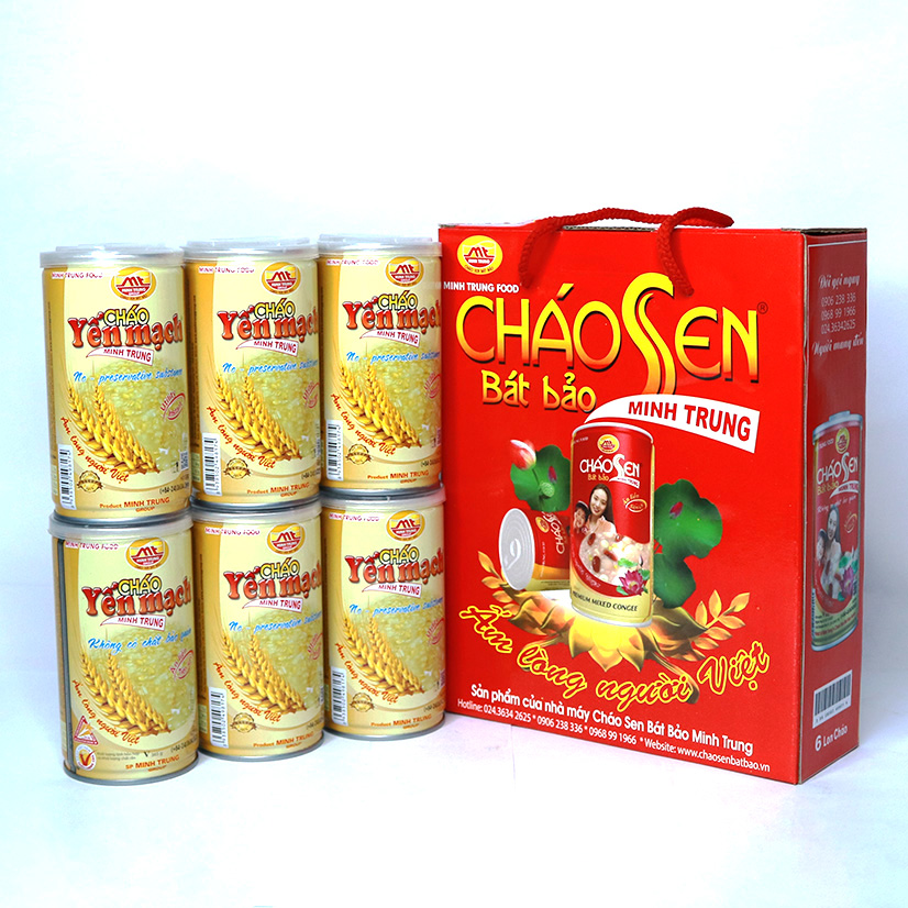 Cháo Yến Mạch Minh Trung 12 lon